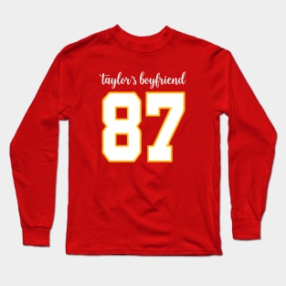 Football for the Swifties - Taylor's Boyfriend Long Sleeve T-Shirt